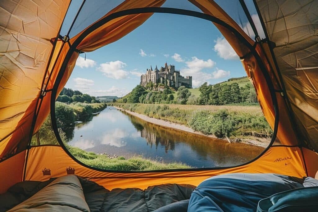 Comment faire du camping près d'un château : astuces et conseils