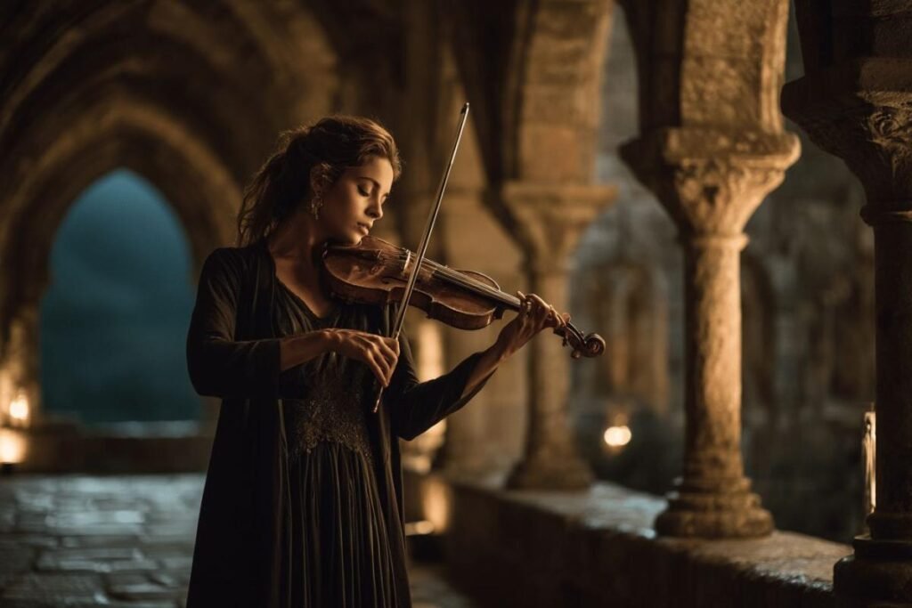 Entendre un violon résonner sous les voûtes d’un château : l’instant que je n’ai pas filmé