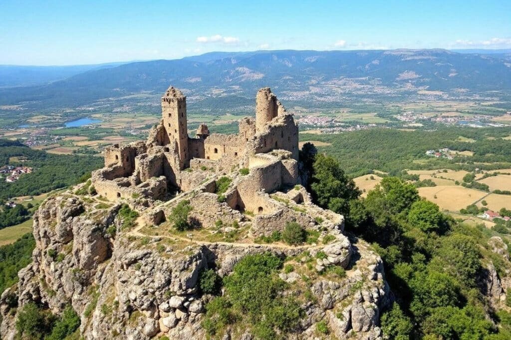 Château cathare Occitanie randonnée : guide des plus beaux sites
