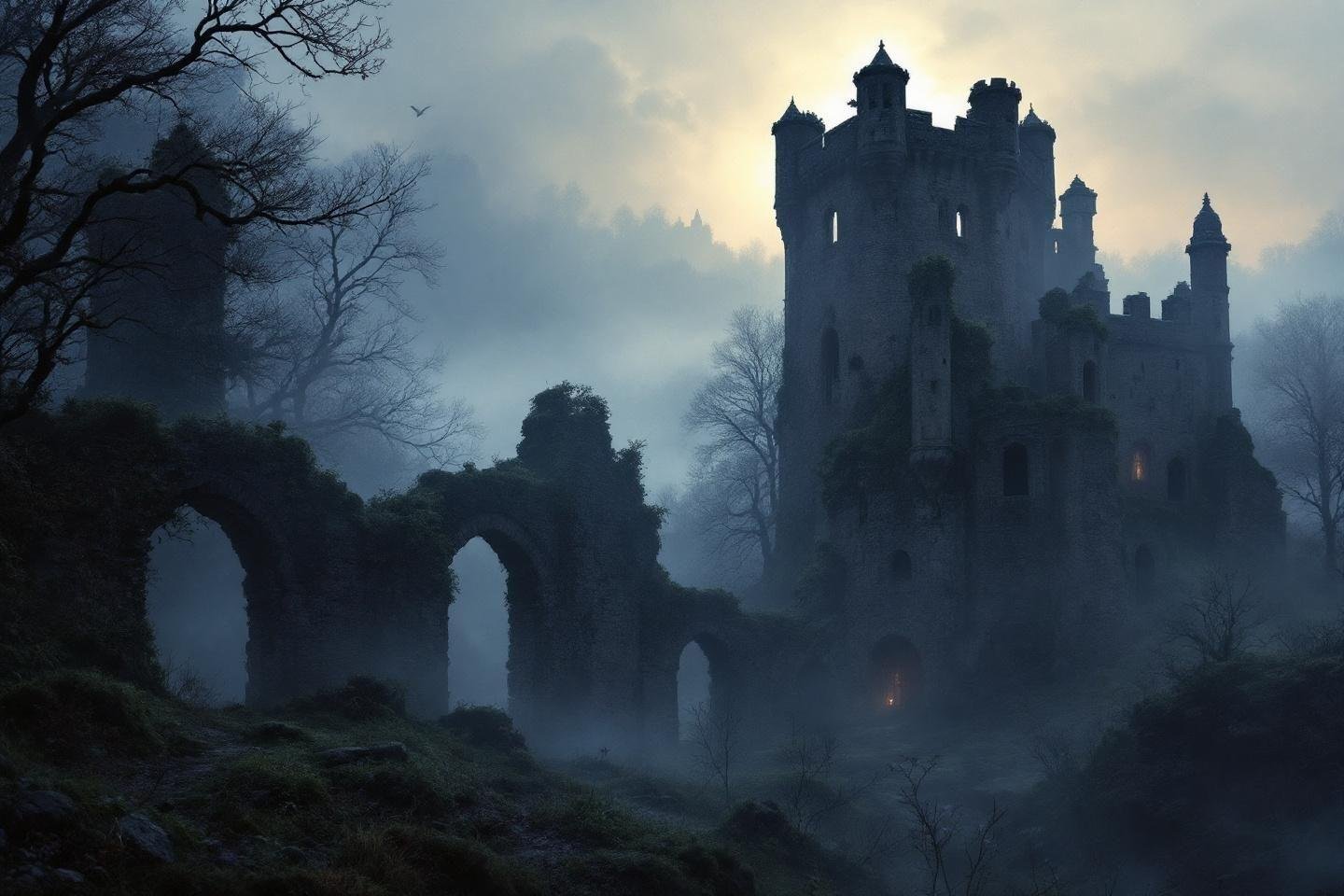 Légendes fantômes châteaux France : récits et histoires hantées